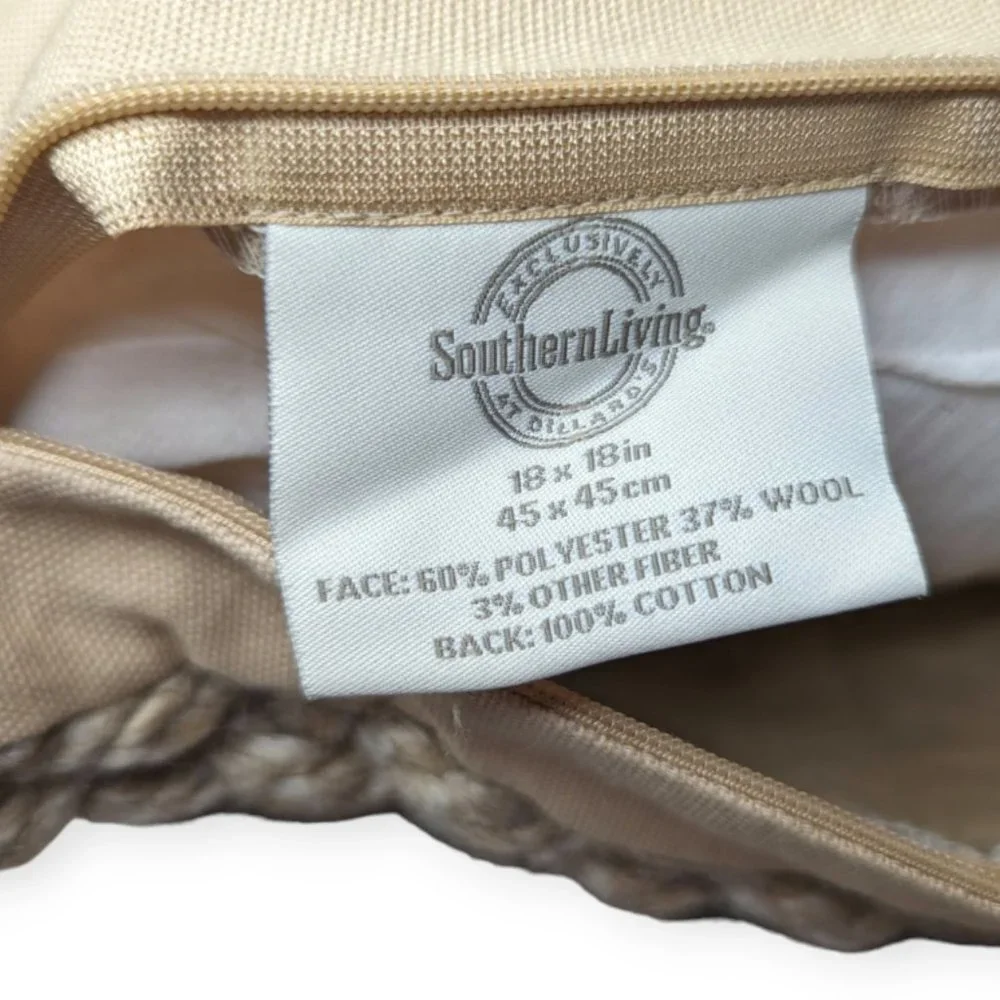 Southern Living Wool Blend Woven Jute 18
